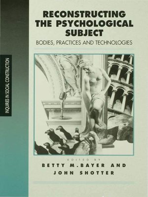 cover image of Reconstructing the Psychological Subject